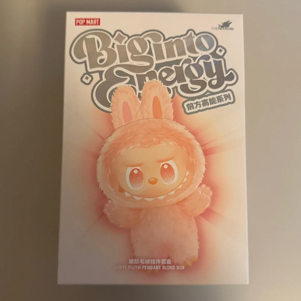 💙 Authentic Unopened Labubu Big Into Energy Monsters Hope - Picture 2 of 3